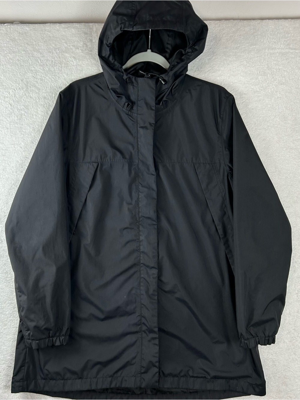 The North Face Black Hooded Trench Coat